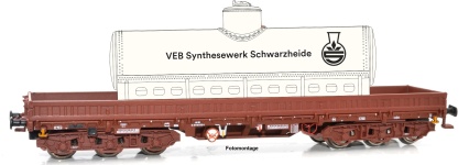 NPE Modellbau NW22939 - H0 - Schwerlastwagen Samms 4860, weiß VEB Synthesewerk, DR, Ep. IV